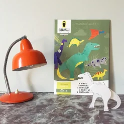 Pirouette Cacahouete Kit Loisirs Créatifs : 6 Dinosaures A Creer Et A Colorier