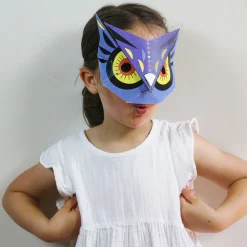 Pirouette Cacahouete Kit Loisirs Créatifs : 4 Masques Animaux De La Foret A Fabriquer Et A Colorier