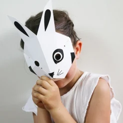 Pirouette Cacahouete Kit Loisirs Créatifs : 4 Masques Animaux De La Foret A Fabriquer Et A Colorier