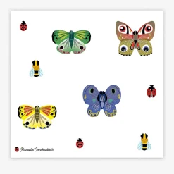Pirouette Cacahouete Kit Loisirs Créatifs : Bouquet De 3 Fleurs A Creer Et 9 Stickers