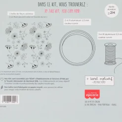 La petite épicerie Kit Loisirs Créatifs Couronne De Fleurs Sechees