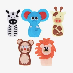 Rico Design Marionnette De Main En Feutre A Construire : Animaux Sauvages