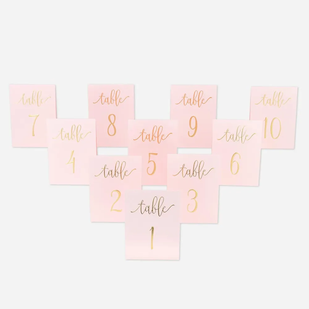 Arty Fêtes Factory Marque Table Rose Poudre (10)