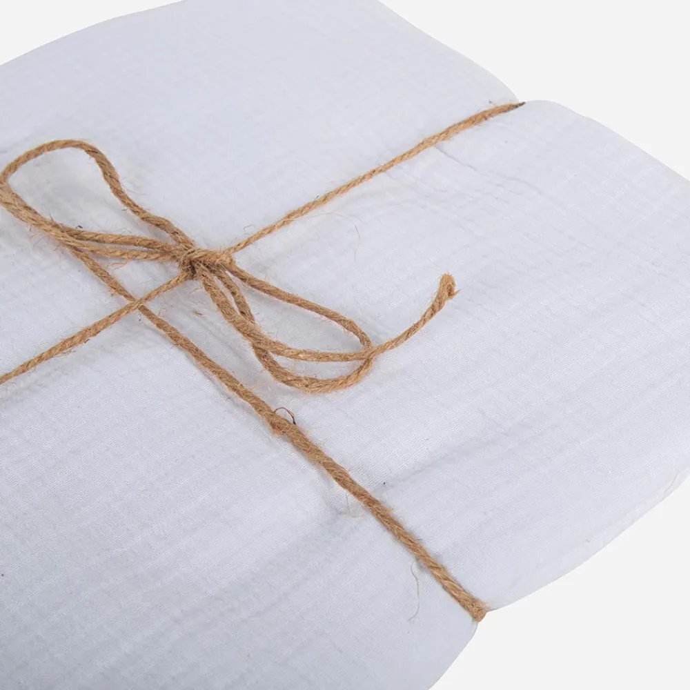 Arty Fêtes Factory Nappe En Gaze De Coton Blanc