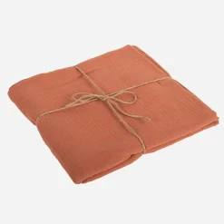 Arty Fêtes Factory Nappe En Gaze De Coton Terracotta