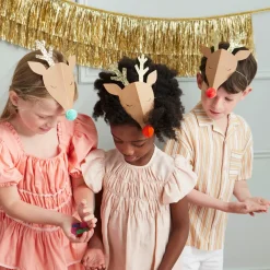 Meri Meri Noel - 6 Chapeaux Renne> Chapeaux Pointus
