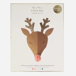 Meri Meri Noel - 6 Chapeaux Renne><noscript><img width=