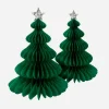 Meri Meri Noel - 2 Grands Sapins De Noel Alveoles