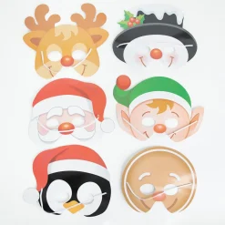 Playwrite Noel - 12 Masques Personnages De Noel> Accessoires