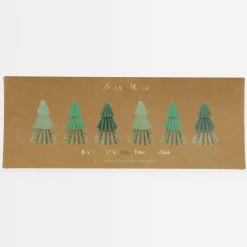 Meri Meri Noel - 6 Petites Bougies Sapin De Noel