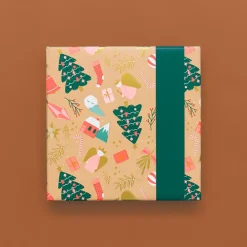 House of Products Noel - 1 Rouleau De Papier Cadeau Symboles De Noel> Papier Cadeau