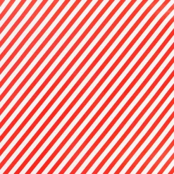 Party Pro Noel - 1 Rouleau De Papier Cadeau Diagonales Rouges> Papier Cadeau