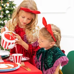Party Deco Noel - 1 Serre-Tete Noeud Rouge><noscript><img width=
