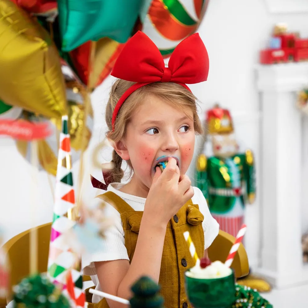 Party Deco Noel - 1 Serre-Tete Noeud Rouge>Enfant Déguisements