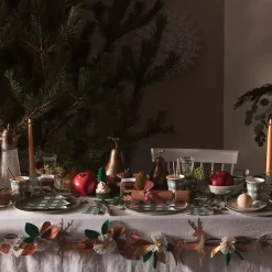 Meri Meri Noel - 16 Serviettes Sapin De Noel Vichy