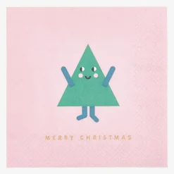 Rico Design Noel - 20 Serviettes Sapin De Noel
