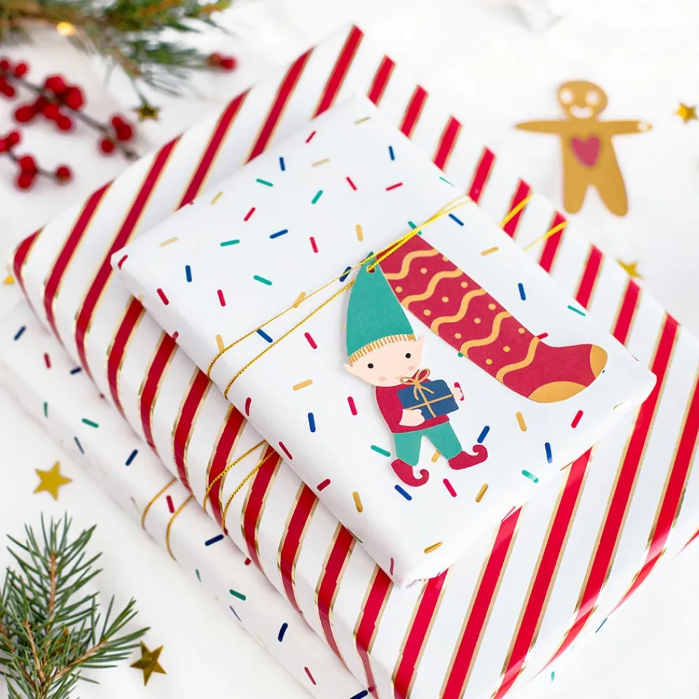 Party Deco Noel - Gifts Tags Pere Noel