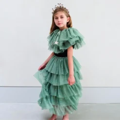Mimi & Lula Noel - Long Tutu Sapin Vert En Tulle><noscript><img width=
