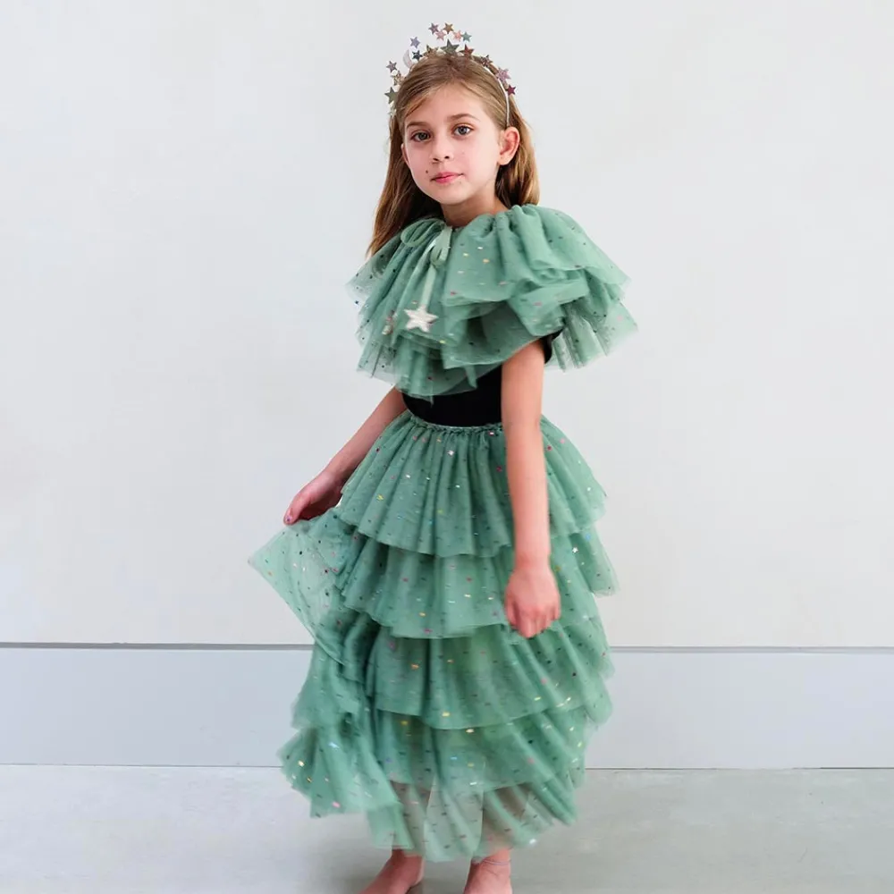 Mimi & Lula Noel - Long Tutu Sapin Vert En Tulle>Enfant Déguisements