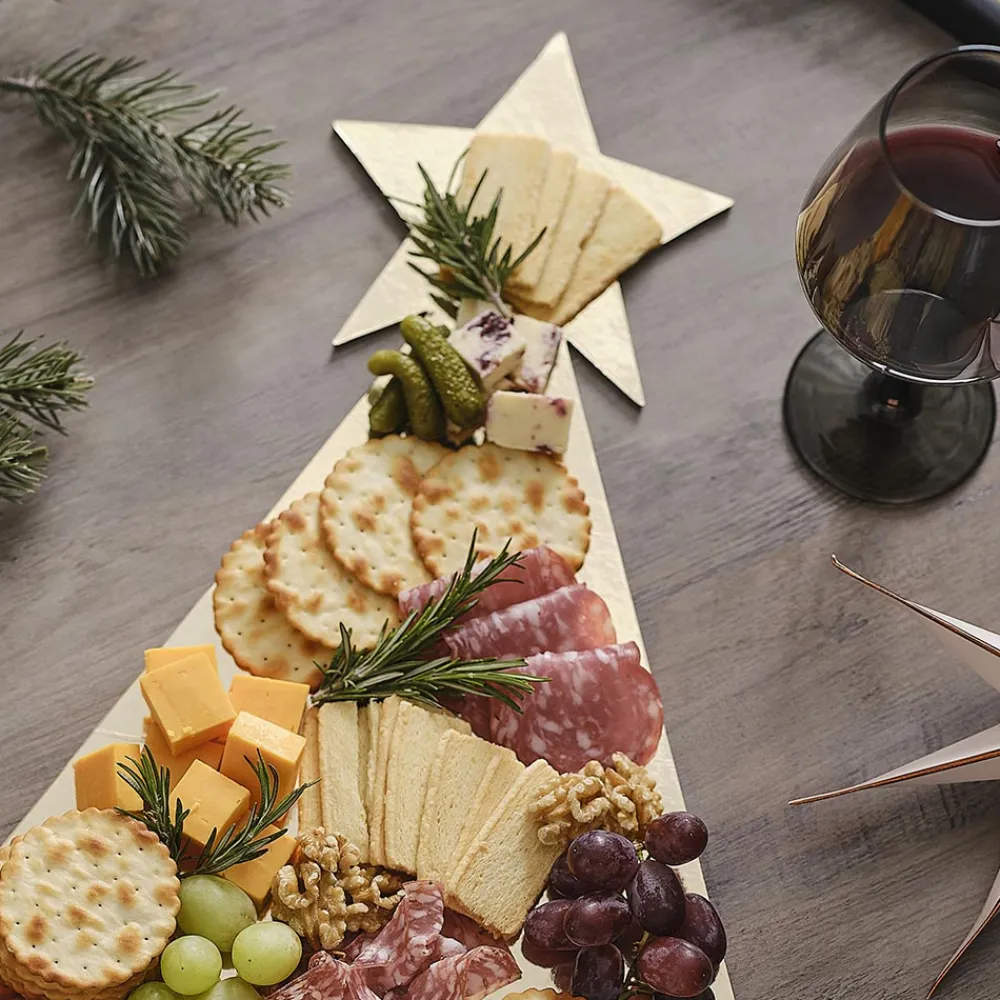 Ginger Ray Noel - Plateau Sapin De Noel Dore