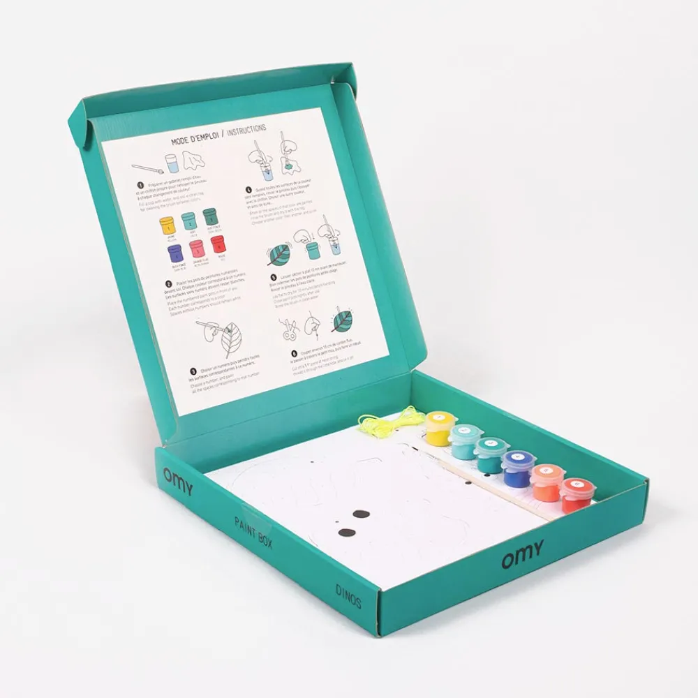 Omy Paint Box Dinos> Coloriages