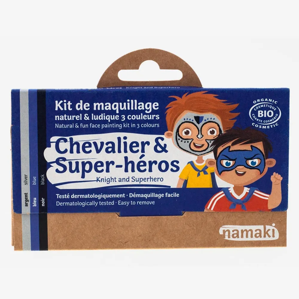 Namaki Palette De Maquillage Bleu : Chevalier & Super Heros> Maquillage
