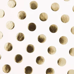 Rico Design Papier Cadeau Blanc Pois Dores> Papier Cadeau