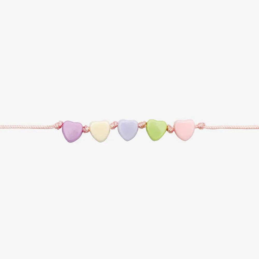 Rico Design Perles Coeurs Pastel