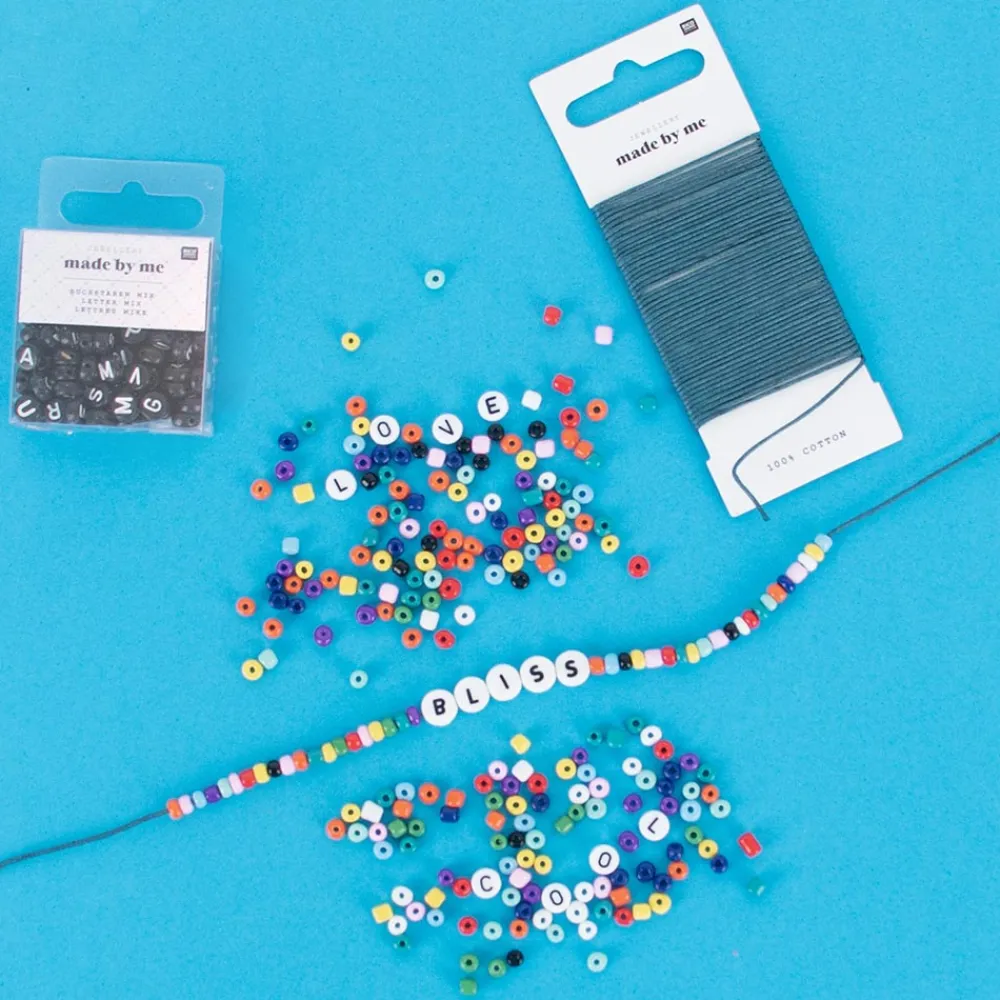 Rico Design Perles Lettres Noires (165 Pieces)