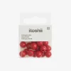 Rico Design Perles Rondes Rouge
