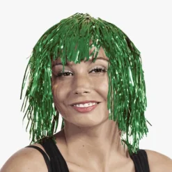 Petit Clown Perruque Mylar Vert><noscript><img width=