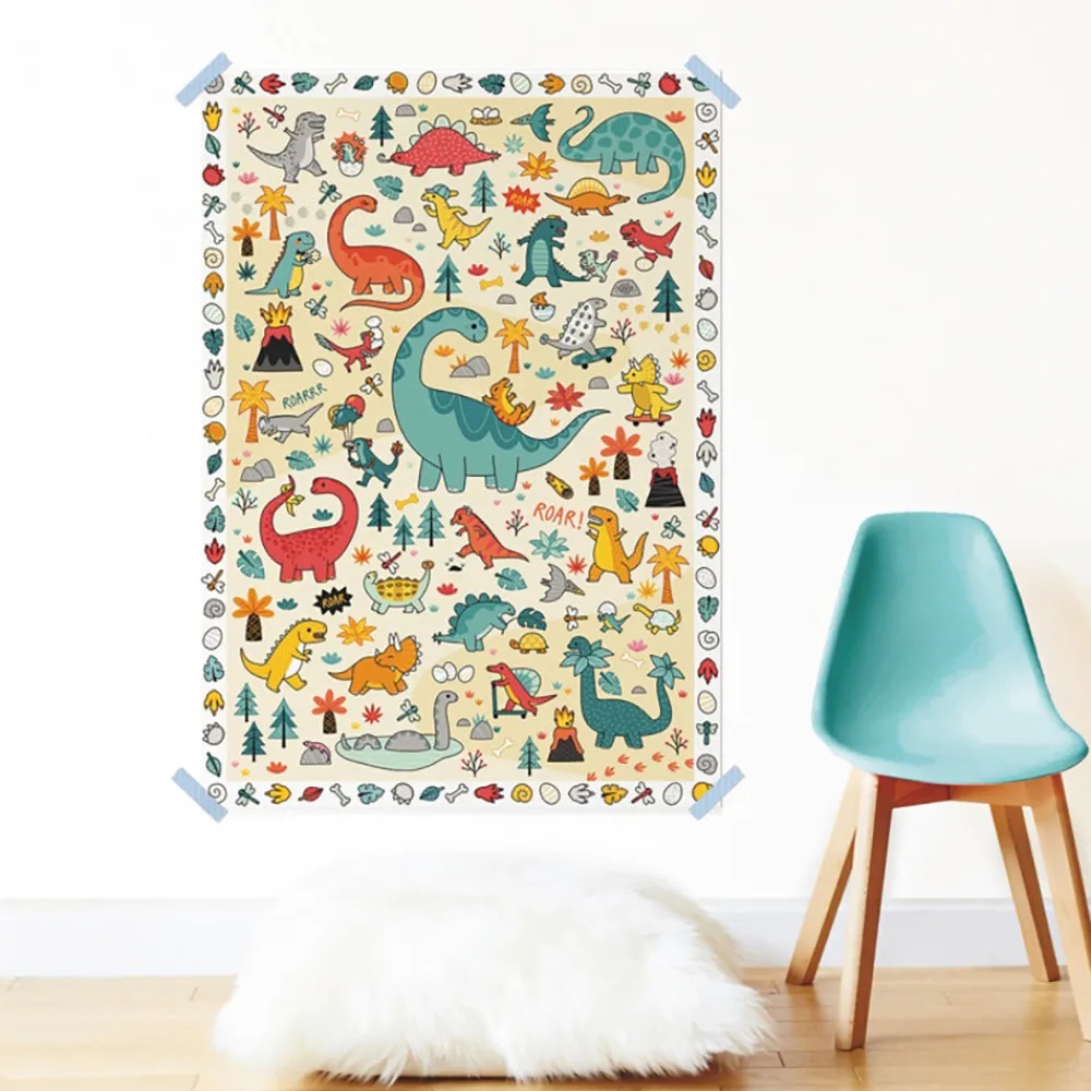 Poppik Poster Creatif + 150 Stickers : Les Dinosaures> Stickers Et Gommettes