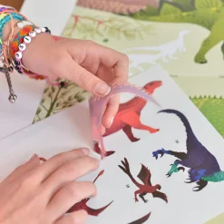 Poppik Poster Educatif + 32 Stickers : Dinosaure><noscript><img width=