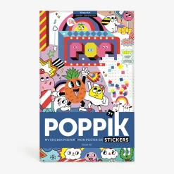 Poppik Poster Geant + 1600 Stickers : Street Art> Stickers Et Gommettes