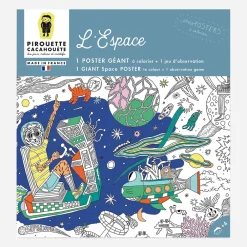 Pirouette Cacahouete Poster Geant Espace A Colorier> Coloriages