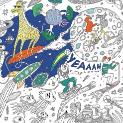 Pirouette Cacahouete Poster Geant Espace A Colorier> Coloriages