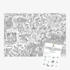 Pirouette Cacahouete Poster Geant Espace A Colorier><noscript><img width=