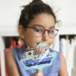 Poppik Poster Pedagogique + 27 Stickers : Mer Bleue><noscript><img width=