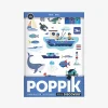 Poppik Poster Pedagogique + 27 Stickers : Mer Bleue> Stickers Et Gommettes