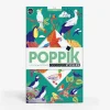 Poppik Poster Pedagogique + 45 Stickers : Oiseaux> Stickers Et Gommettes