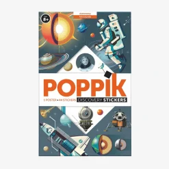 Poppik Poster Pedagogique + 44 Stickers : Astronomie> Stickers Et Gommettes
