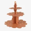 Arty Fêtes Factory Presentoir A Gateau Jolis Brins Terracotta