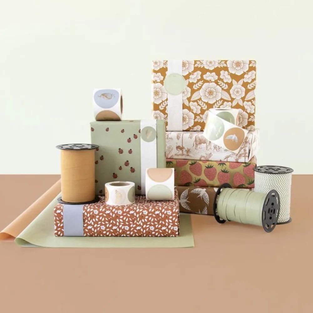 House of Products Rouleau De Papier Cadeau Grosses Fleurs> Papier Cadeau