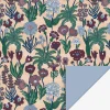 House of Products Rouleau De Papier Cadeau Fleurs Vintage Bordeaux> Papier Cadeau