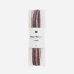 Rico Design Ruban A Paillettes Multicolore