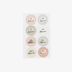 Rico Design Stickers Just Married Poudre Et Gris> Stickers Et Gommettes