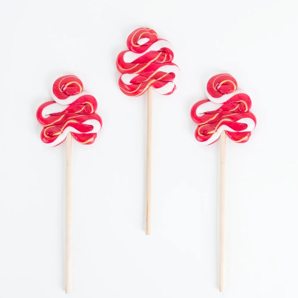 Geslot Sucette De Noel Rouge Et Blanche