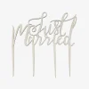 Ginger Ray Topper En Bois - Just Married