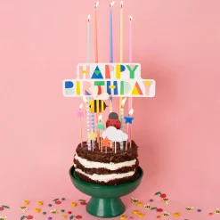 My Little Day Topper Happy Birthday Multicolore